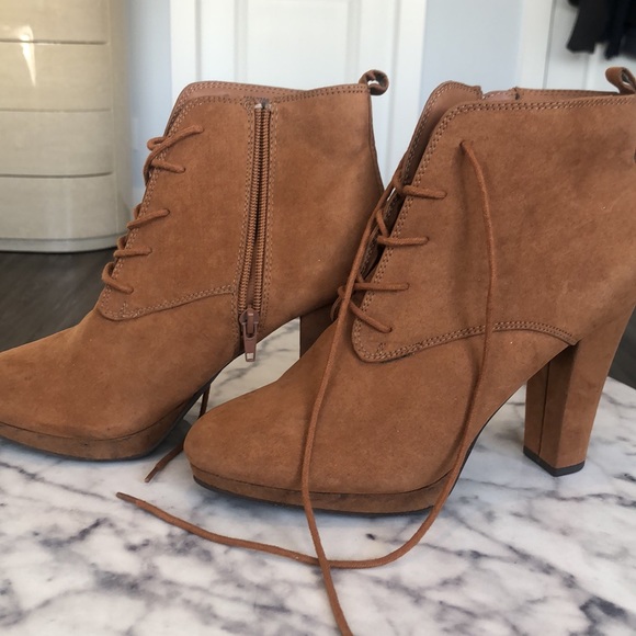 Brown boots, by Forever 21, worn once, great condition, US 8 - Picture 4 of 5